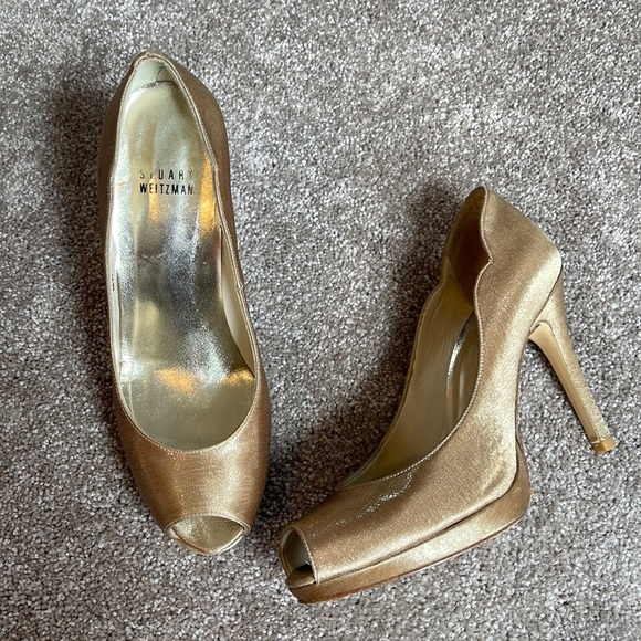 Sparkly Stuart Weizmann Pumps W7 - Picture 1 of 4